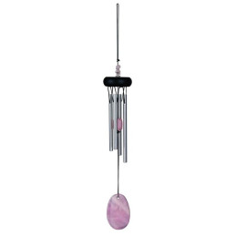 Dzwonek wietrzny ROSE QUARTZ (Różowy kwarc) Precious Stones