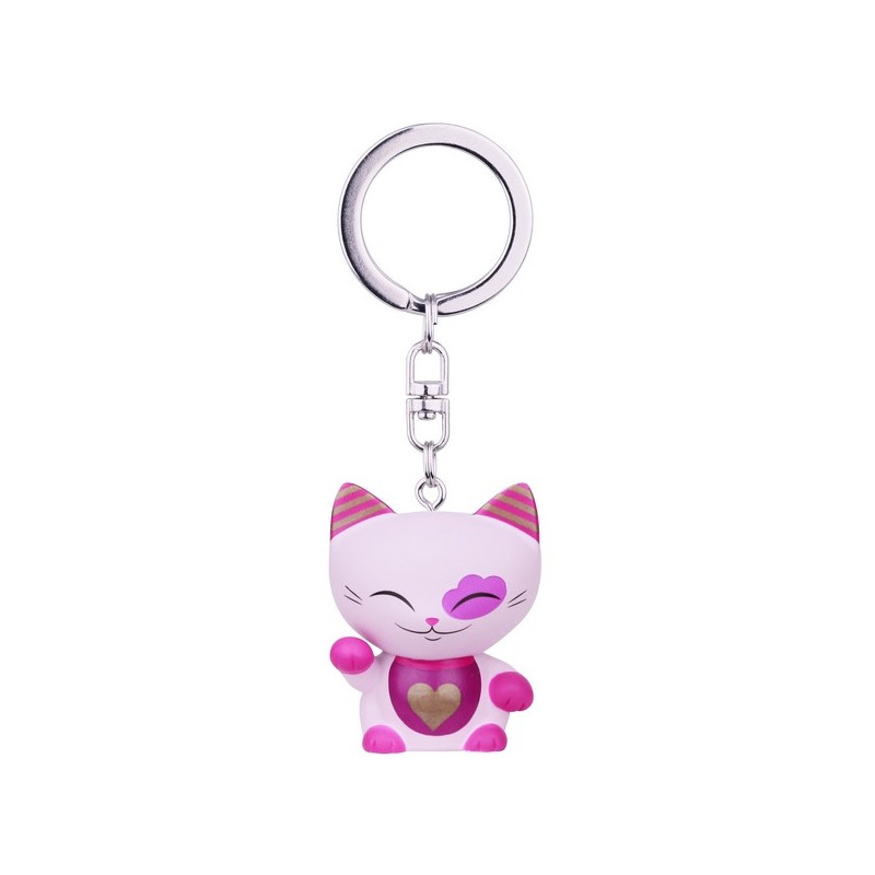Brelok MANI the lucky CAT / Różowy kotek na szczęście (MLCK048)