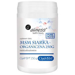 MSM MetyloSulfonyloMetan OptiMSM® (250 g) Siarka Organiczna