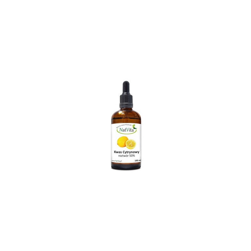 KWAS CYTRYNOWY 50% -100 ml  (10.2020)