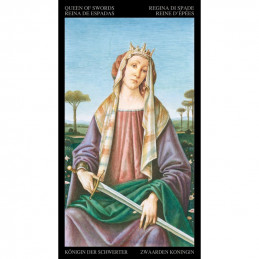 Golden BOTTICELLI Tarot - karty tarota 
