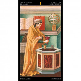 Golden BOTTICELLI Tarot - karty tarota 