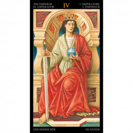 Golden BOTTICELLI Tarot - karty tarota 