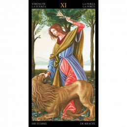 Golden BOTTICELLI Tarot - karty tarota 