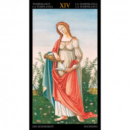 Golden BOTTICELLI Tarot - karty tarota 
