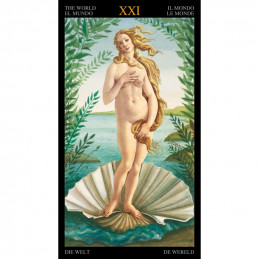 Golden BOTTICELLI Tarot - karty tarota 