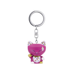 Brelok kotek na szczęście amarantowy MANI the lucky CAT (MLCK078)