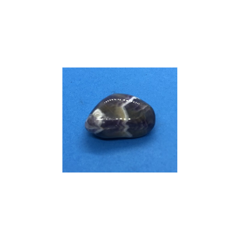Ametyst szewron bębnowany 3 x 1,5 cm
