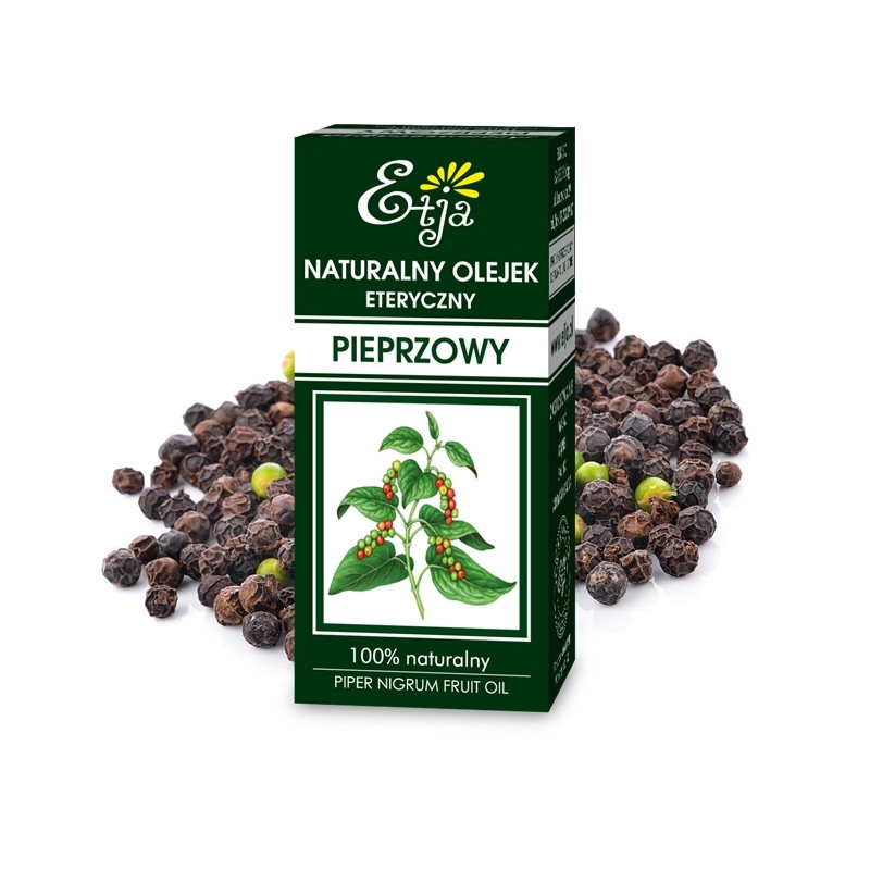 Olejek pieprzowy naturalny, eteryczny (10 ml) Etja (01.2022)