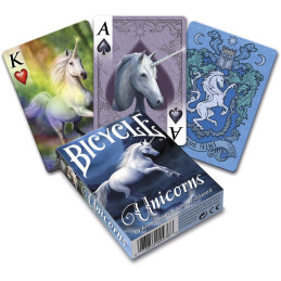 Bicycle: Unicorns by Anne Stokes - karty do gry