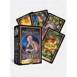 POZŁACANY TAROT kieszonkowy, Ciro Marchetti & Barbara Moore (książeczka + karty)
