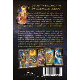 POZŁACANY TAROT kieszonkowy, Ciro Marchetti & Barbara Moore (książeczka + karty)