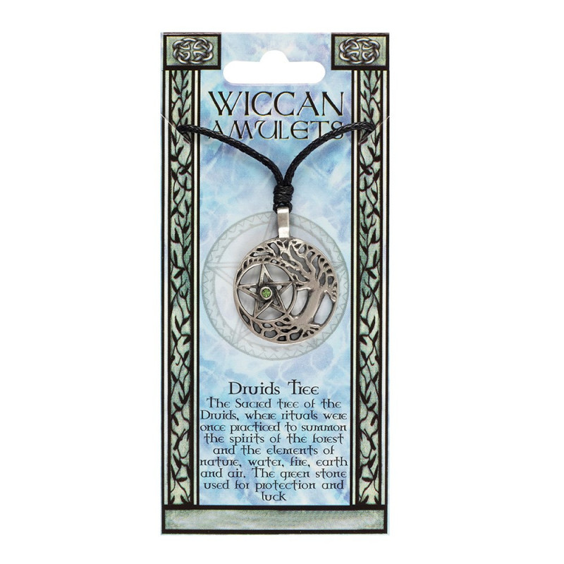 WICCAN AMULET - Druids Tree - naszyjnik na sznurku