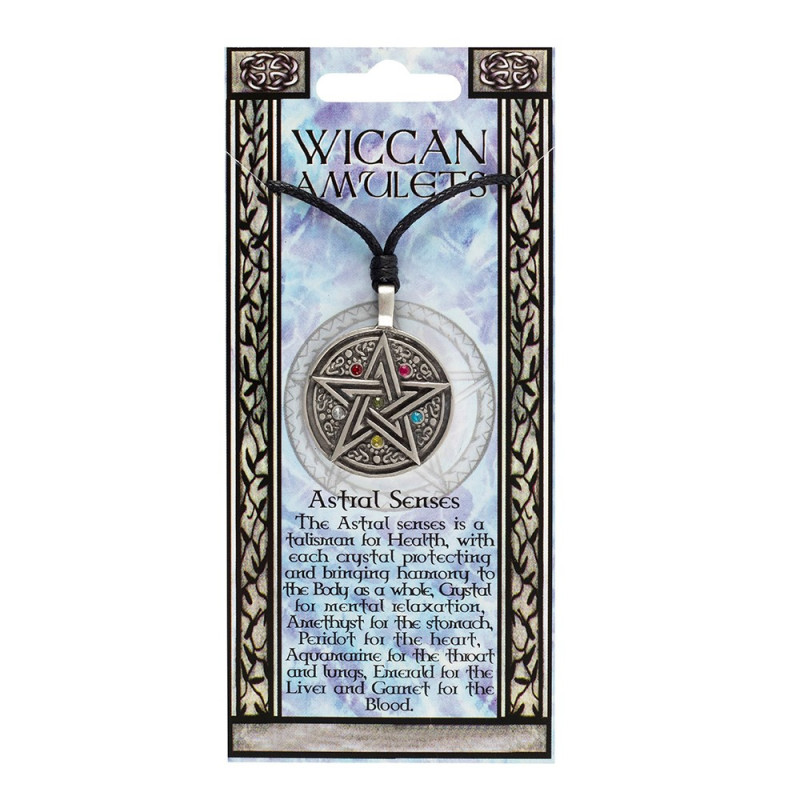 WICCAN AMULET - Astral Senses - naszyjnik na sznurku