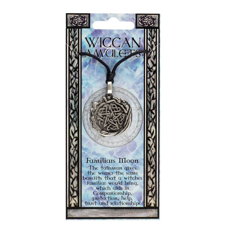 WICCAN AMULET - Familiars Moon - naszyjnik na sznurku