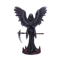Take my Soul - Weź moją duszę - Gotycka figurka Kobiety-Żniwiarza z kosą (23,5 cm)
