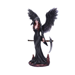 Take my Soul - Weź moją duszę - Gotycka figurka Kobiety-Żniwiarza z kosą (23,5 cm)