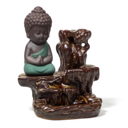 Kadzielniczka ceramiczna Backflow LITTLE BUDDHA z przepływem zwrotnym