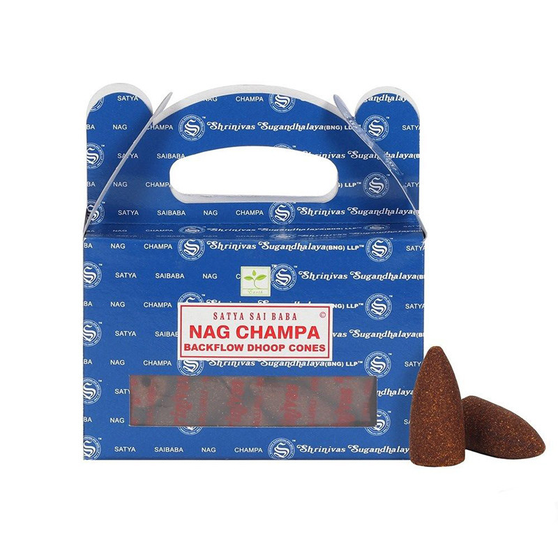 Kadzidełka stożkowe Backflow NAG CHAMPA (z przepływem wstecznym)