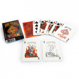 Bicycle: FIRE - karty do gry