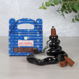 Kadzidełka stożkowe Backflow NAG CHAMPA (z przepływem wstecznym)