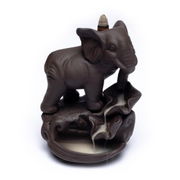 Kadzielniczka ceramiczna ELEPHANT (słoń) z przepływem zwrotnym