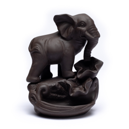 Kadzielniczka ceramiczna ELEPHANT (słoń) z przepływem zwrotnym
