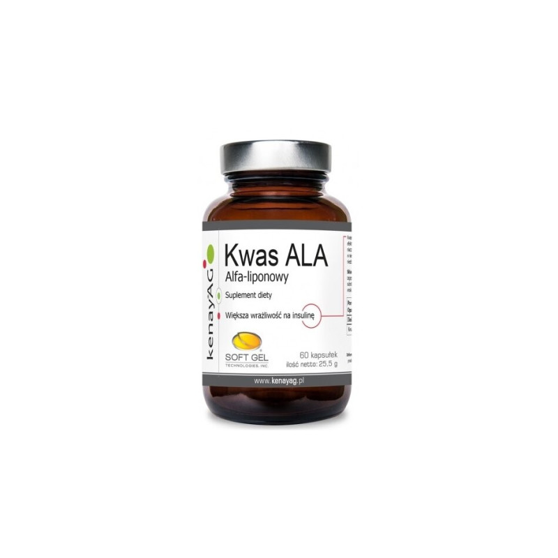 Kwas Alfa Liponowy (ALA) 60 kaps. KENAY AG